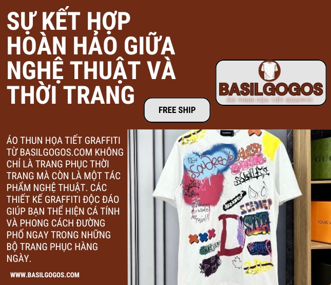 image banner liên kết chương trình tại Áo thun họa tiết graffiti basilgogos (1)